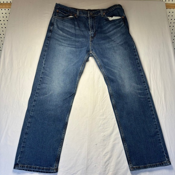Levi's Other - Levi's 505 Regular Fit Jeans Mens 38x30 Blue Straight Leg Denim Pants